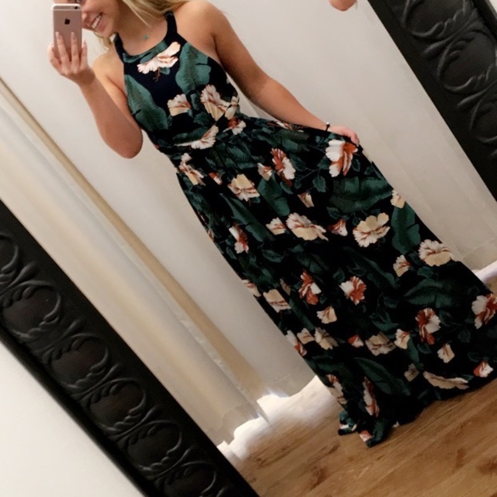 Floral maxi dress